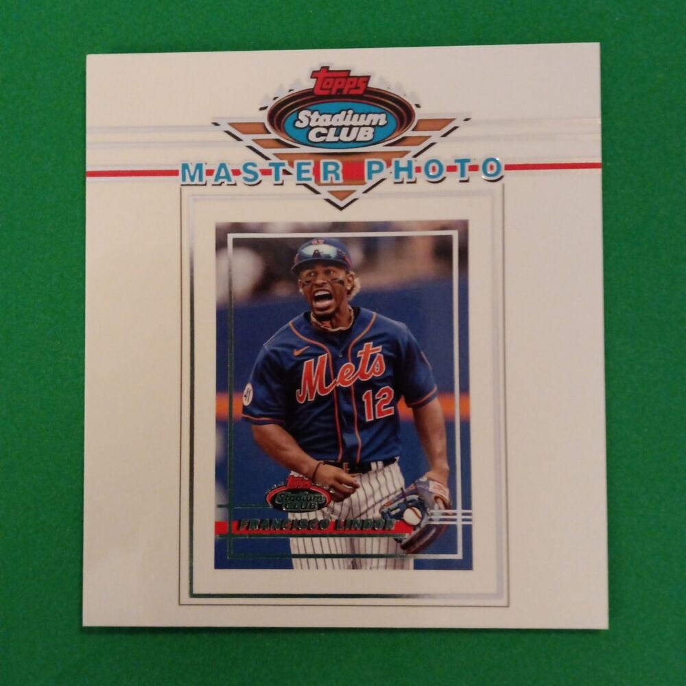 Topps Stadium Club Francisco Lindor Master Photo #41 2023